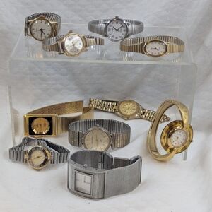 Timex Watch Lot of 4 Plus Variety Of Other Brands Untested/Craft